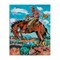 Stupell Industries Lassoing Cowboy Scene Canvas Wall Art Design by Samuel Dixon